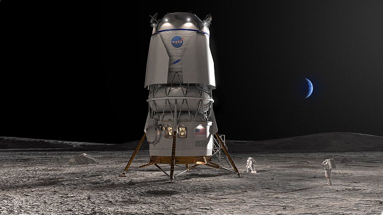 La NASA selecciona una segunda nave espacial para aterrizar en la Luna