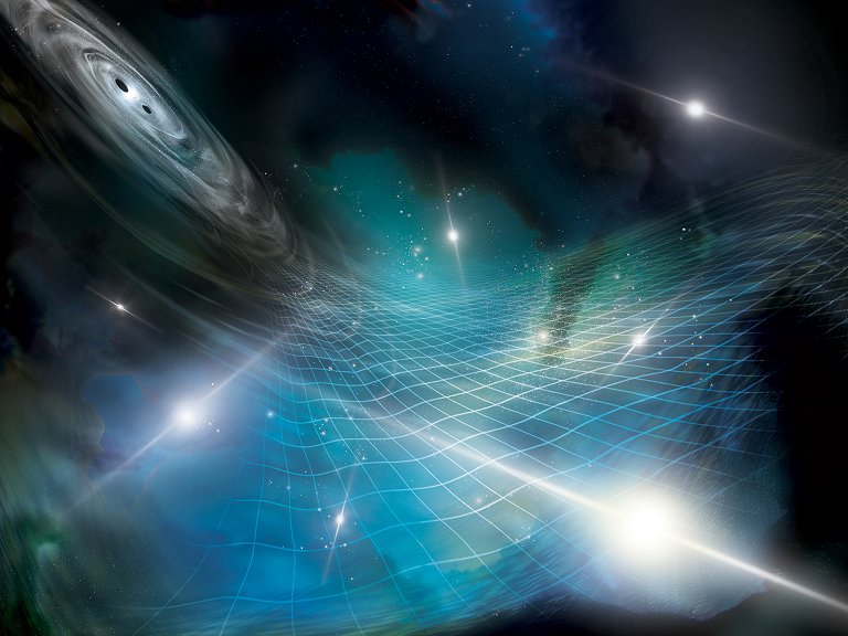 Antena cósmica capta zumbido de fundo de ondas gravitacionais