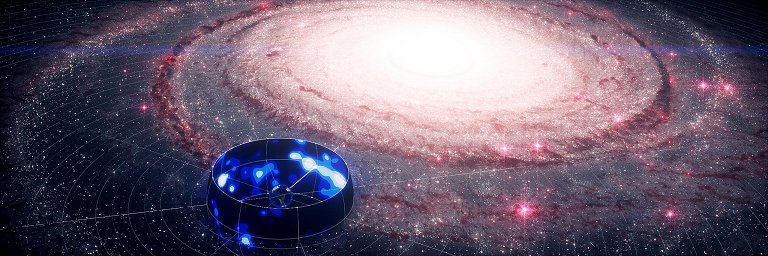 Veja o primeiro mapa da Via Láctea vista em neutrinos