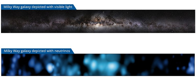 Veja o primeiro mapa da Via Lctea vista em neutrinos