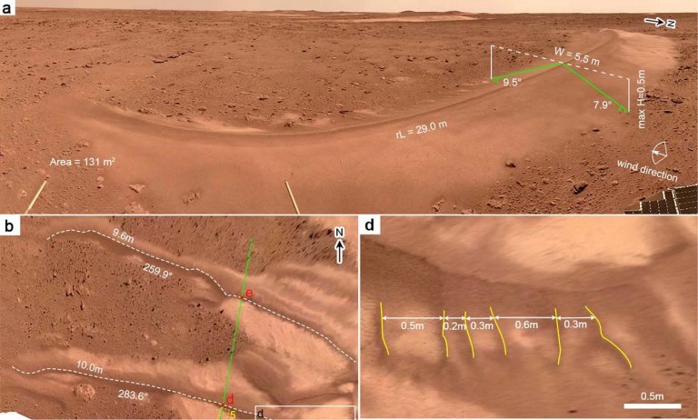 Marte revela novos compostos orgnicos e era do gelo recente