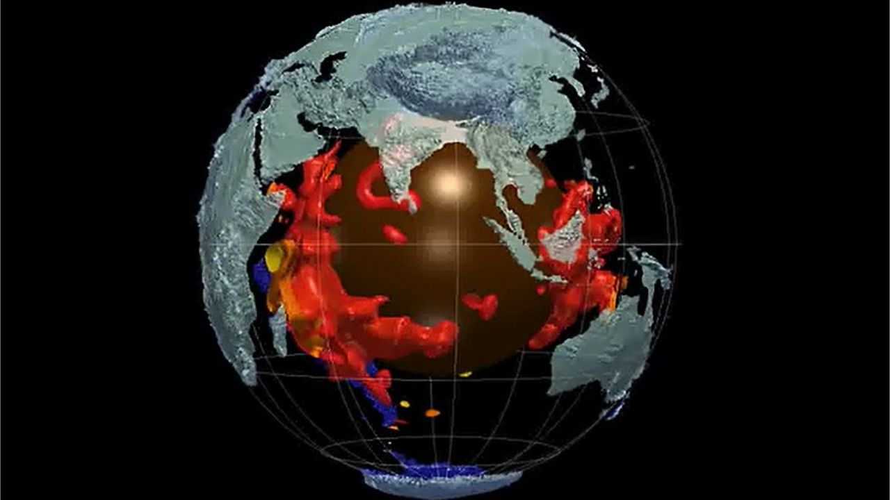 Restos de um planeta destrudo podem estar nas profundezas da Terra