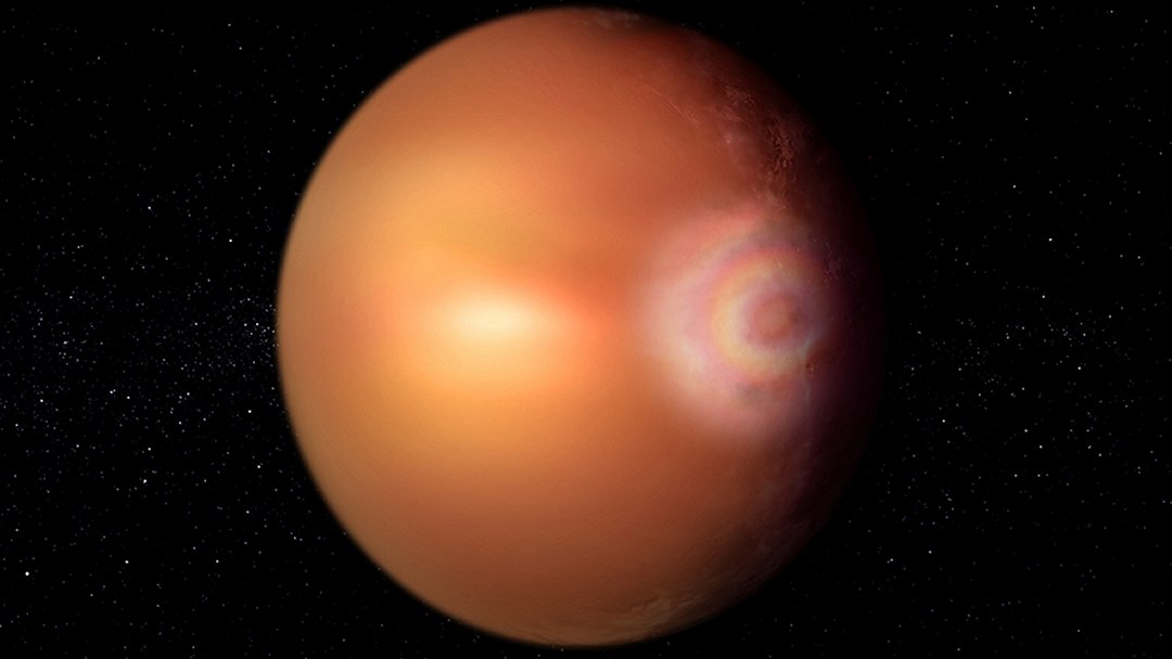 Glria de um planeta: Fenmeno semelhante a arco-ris detectado