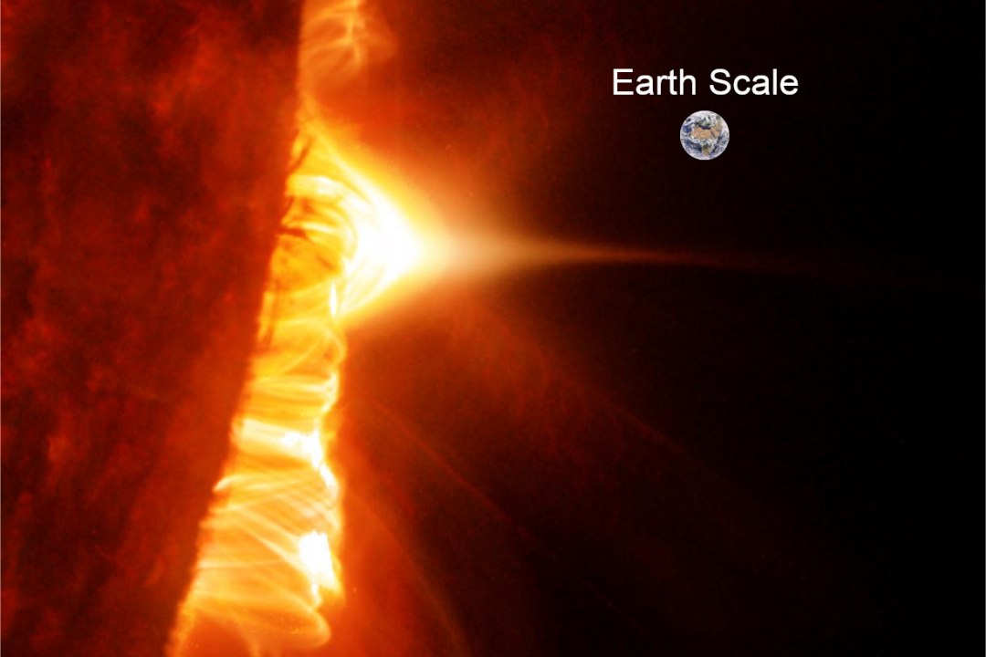 Erupes solares so 6 vezes mais quentes do que se acreditava