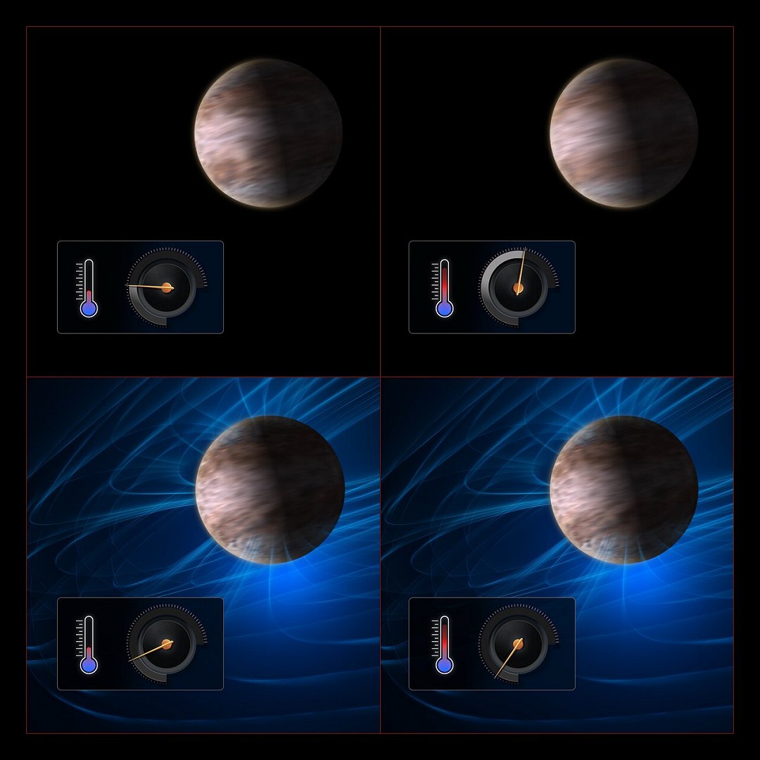 Atividade magn�tica planet�ria molda atmosfera de exoplanetas