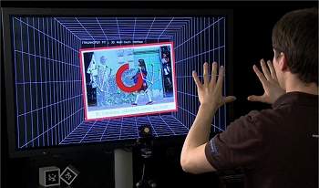 Interface gestual sem contato usa tecnologia 3D