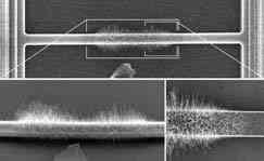 Nanotubos criados diretamente em chips
