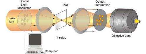 Pinças ópticas permitem manipulação de átomos e moléculas