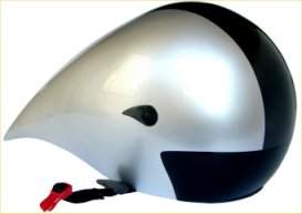 Capacete de ciclista mantm aerodinmica e temperatura interna