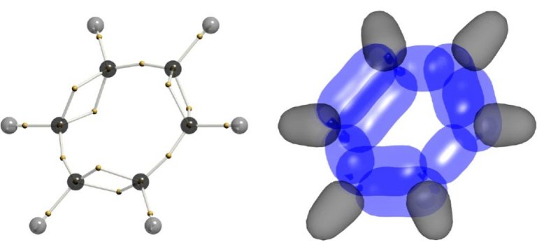 Estrutura do benzeno  desvendada: Em 126 dimenses