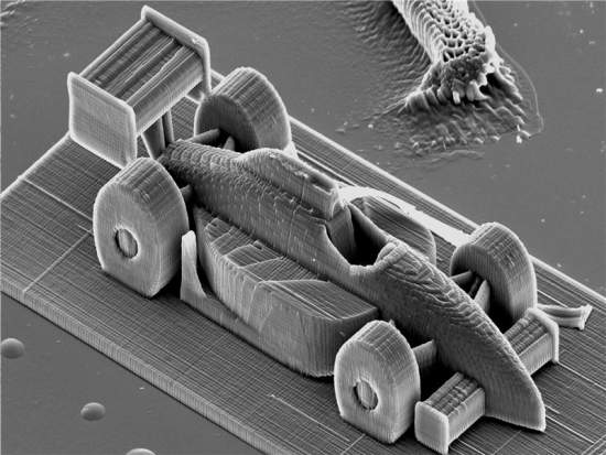 Impressora 3D ganha nano-precisão