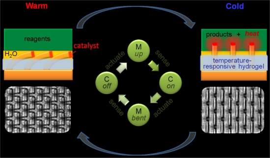 Materiais inteligentes imitam capacidade biolgica de autorregulao