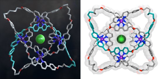 N mais apertado do mundo lana tecelagem molecular