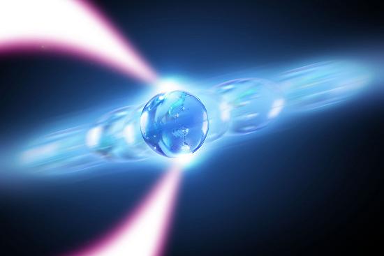 Laser de som explora interao entre luz e matria