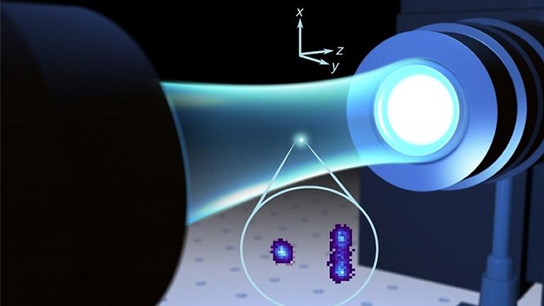 Laser de som explora interao entre luz e matria