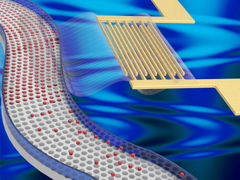 Linha de montagem nanotecnolgica usa som para manipular nanopartculas