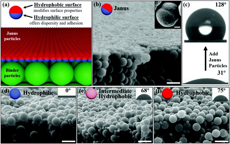 Nanopartculas de Janus melhoram tintas e vernizes