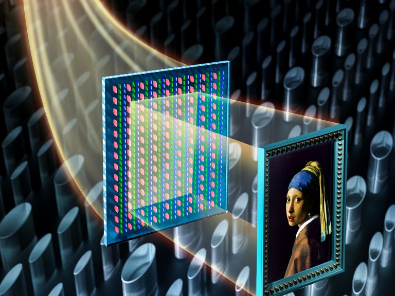Pintando com luz: Nanotecnologia permite controlar cor e intensidade da luz