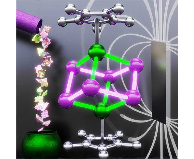 Químicos criam ímã molecular em formato de cubo