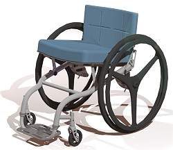 Ao inoxidvel nanoestruturado viabiliza cadeira de rodas radical