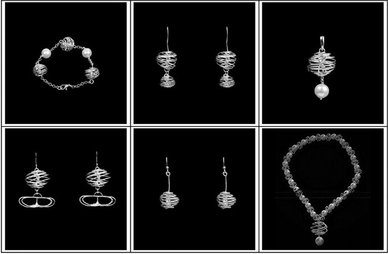 Estas joias foram criadas pelo efeito borboleta da teoria do caos
