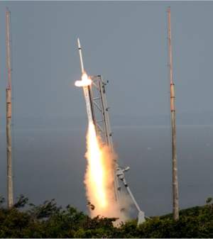 Agncia Espacial Brasileira lana segundo foguete de treinamento