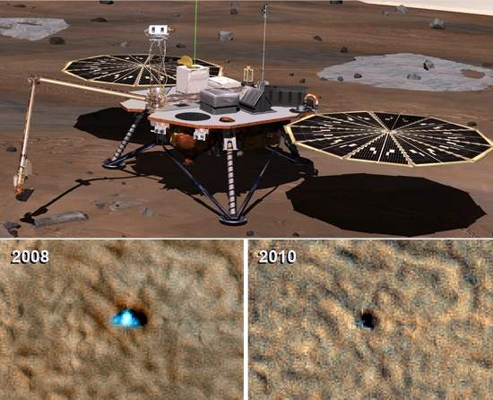 NASA encerra operações da sonda marciana Phoenix
