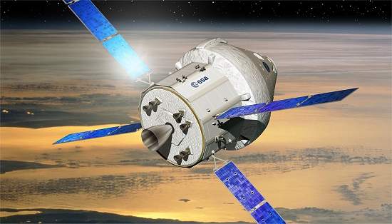 Nave Órion da NASA será baseada em cargueiro espacial europeu