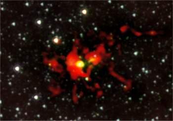 Pr-natal do ALMA mostra embrio de estrela