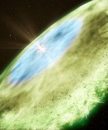 Neve ao redor de estrela d pistas sobre formao de planetas e da vida