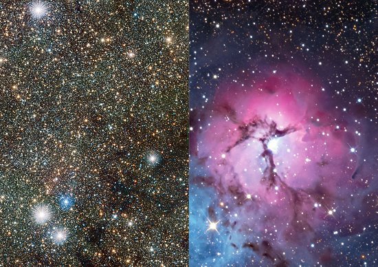 Telescpio identifica estrelas do outro lado da Via Lctea