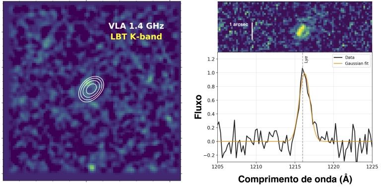 Radiogalxia mais distante  descoberta por astrnomos brasileiros