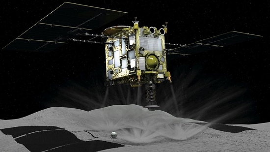 Sonda Hayabusa 2 coleta amostra de asteroide