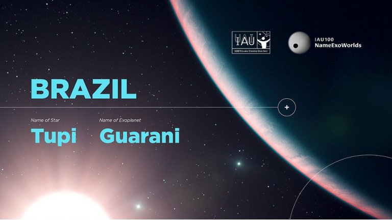 Brasileiros batizam estrela e planeta de Guarani e Tupi