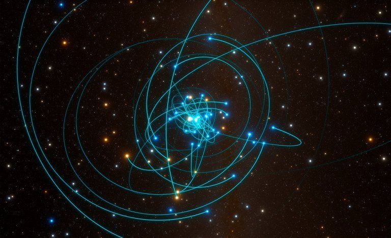 Estrela espiralando em torno de buraco negro mostra que Einstein estava certo