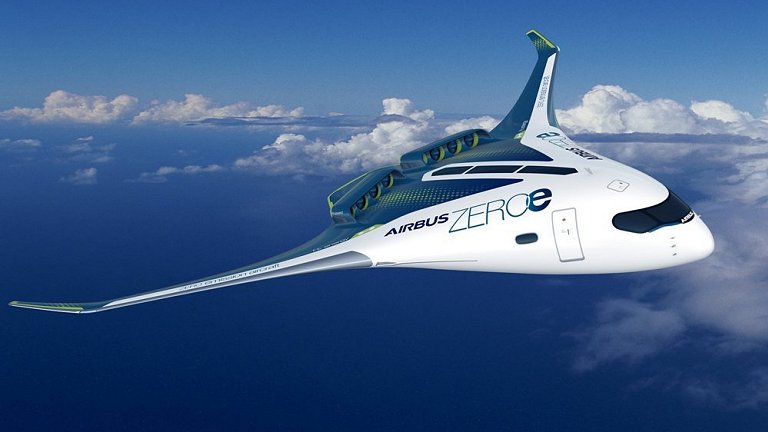 Airbus apresenta conceitos de aviões a hidrogênio