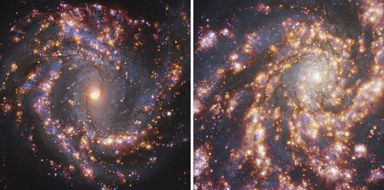 Fotos de galáxias próximas ajudam a esclarecer mistérios da formação de estrelas