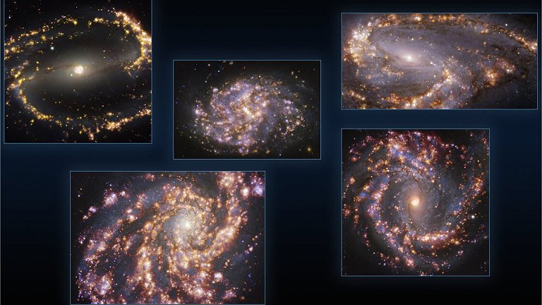 Fotos de galáxias próximas ajudam a esclarecer mistérios da formação de estrelas