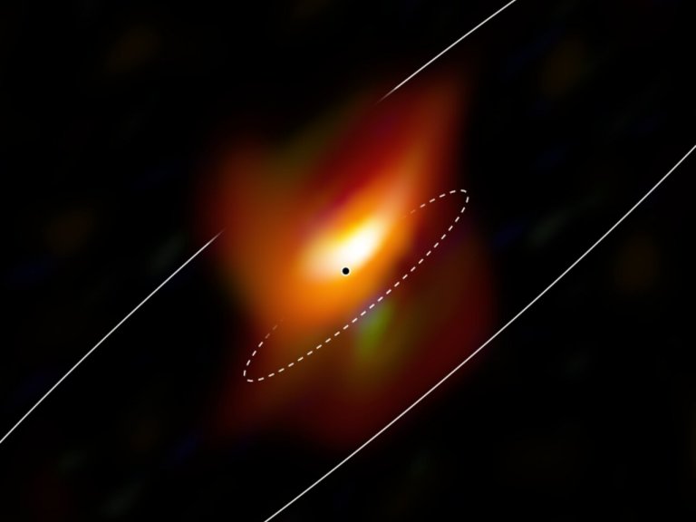 Buraco negro gigante escondido em poeira confirma teoria de 30 anos