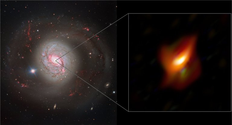 Buraco negro gigante escondido em poeira confirma teoria de 30 anos