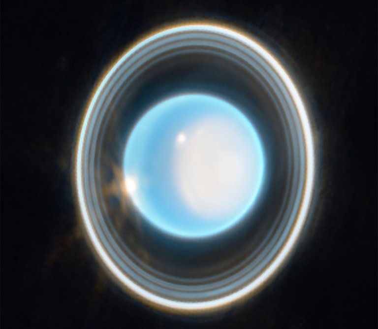 Nova imagem revela majestade dos anis de Urano