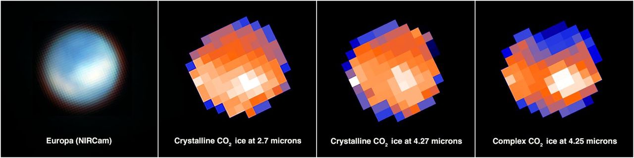 Carbono na superfcie da lua Europa, de Jpiter, pode vir de oceano