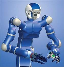 Meio-rob humanide  especializado na manipulao de objetos