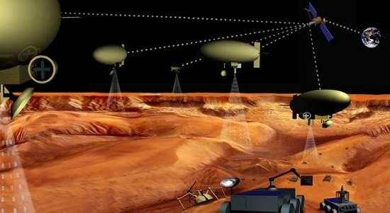 Frota de robs espaciais para explorao planetria