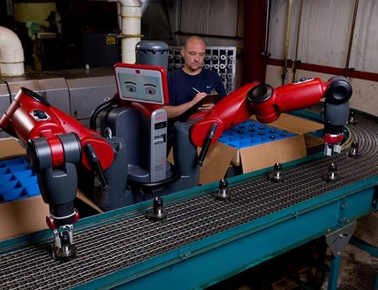Operário robótico promete convivência pacífica com humanos