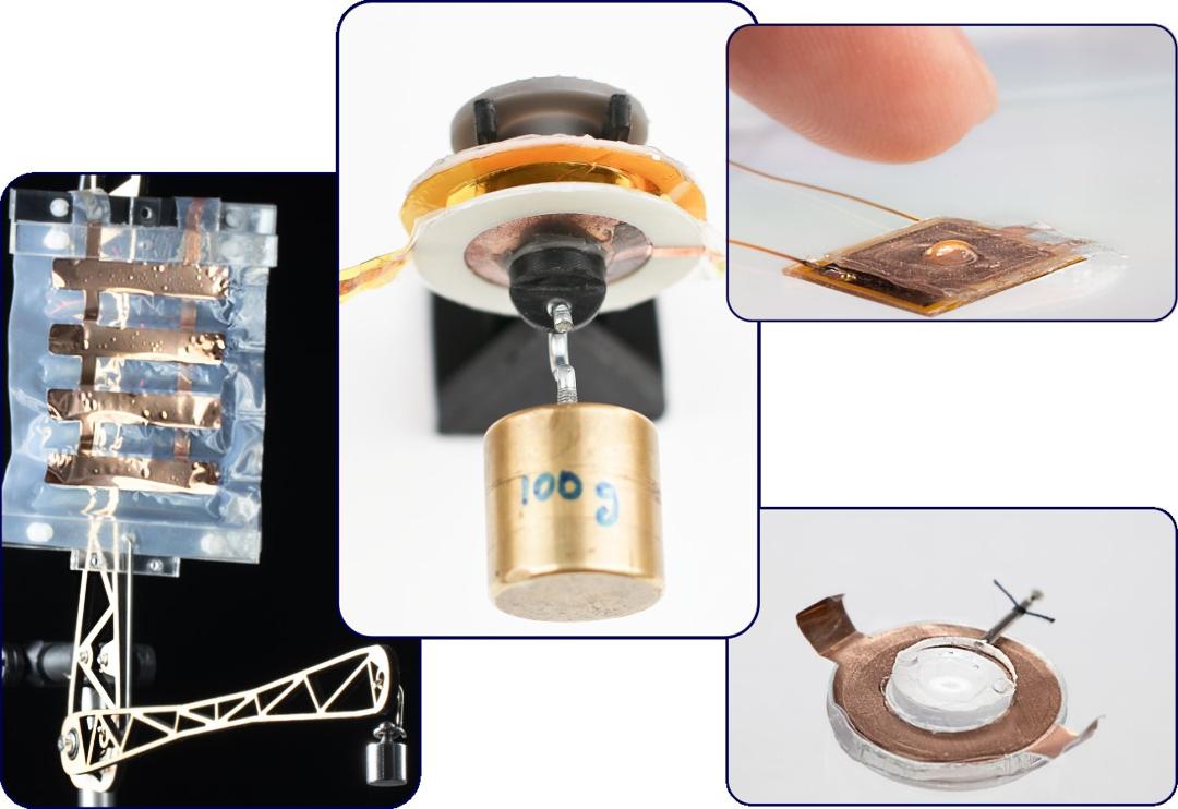 Músculos artificiais estáveis e eficientes construídos com combinações de materiais