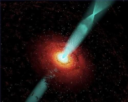 Rdiotelescpio revela segredos de buraco negro gigante