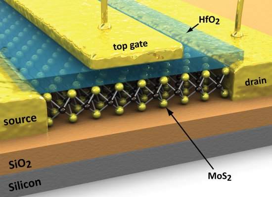 Molibdenita supera silício e grafeno na eletrônica