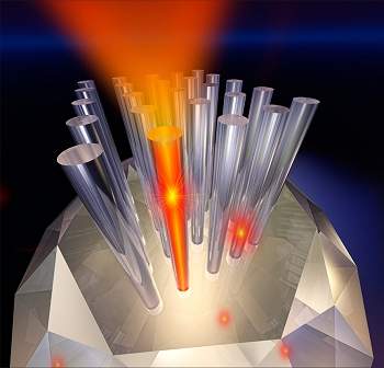 Fios de diamante unem qubits para criar computador quântico