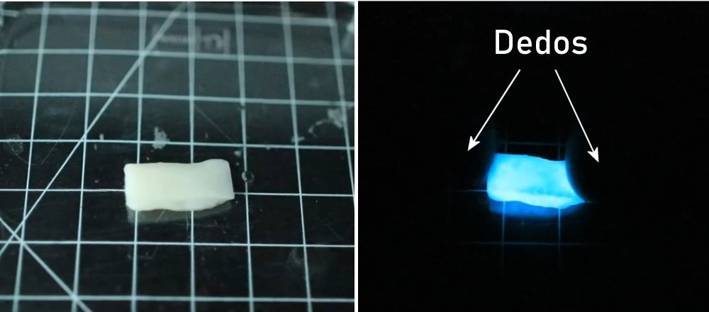 Materiais macios e vivos acendem sem usar baterias